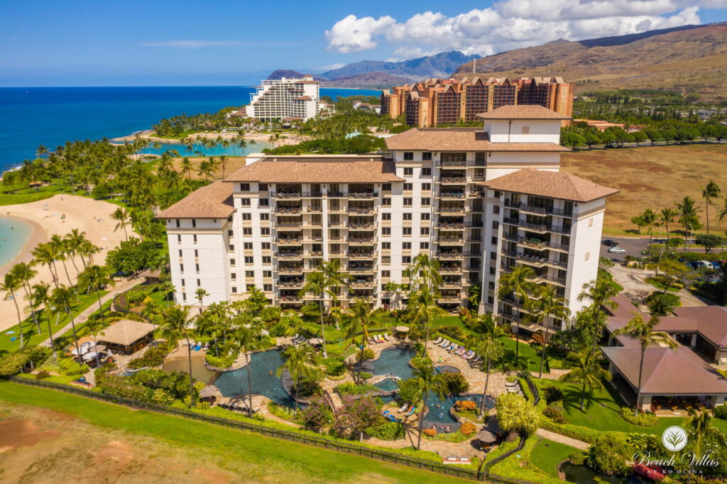 Beach Villas at Ko Olina - Beach Tower Aerial