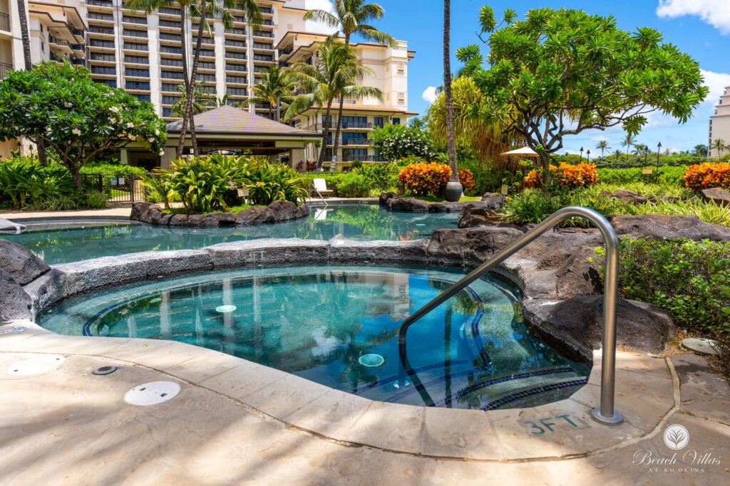 Beach Villas at Ko Olina - Lagoon Pool Hot Tub 1
